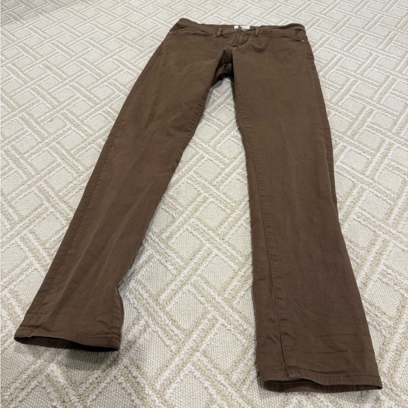 Frame Denim Men's Slim Straight Jeans in Chocolate - Picture 1 of 5